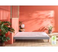 Sommier 140 x 190 cm chine gris clair - Merinos Pencil Ferme