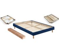 Sommier 140 x 190 Self Kit chine bleu nuit 1419