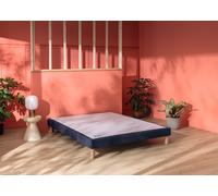 Sommier 140 x 200 cm chine bleu nuit - Merinos Pencil Ferme