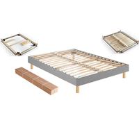 Sommier 140 x 200 Self Kit chine gris clair 1420