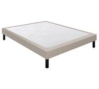 Sommier 160 x 200 Bristol tissé taupe 1620