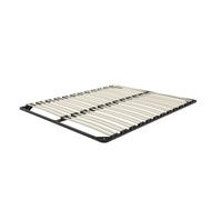 Sommier 160 x 200 cm de 24 lattes BASIC - BELIANI - A lattes - Noir