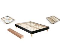 Sommier 160 x 200 Self Kit velours nuit 1620