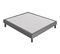 Sommier 160x190 Tapissier Déco Couleur Gris Resistant Jusqu-à 120 Kg Par Personne G