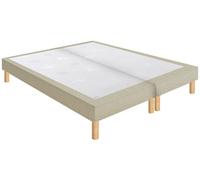 Sommier 2 x 80 x 200 Bristol chenillé lin 1620 (160x200)