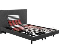 Sommier 2 x 90 x 200 Escapade Relax 1820D + Tête de lit gris fonce
