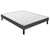 Sommier 2 x 90 x 200 Voyage tissé gris fumé 1820 (180x200)