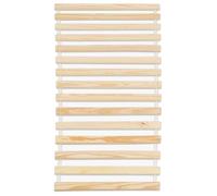 Sommier 70x140 cm en bois massif avec 11 lattes sans cadre, pour lit enfant 1 place