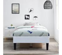 Sommier 70x190 - Déhoussable 20 cm - 13 Lattes - Montage Rapide - Facile d'entretien - Confort Optimal - Design Moderne - SOMMIER ANNA BLANC