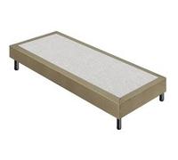 Sommier 80x190 Tapissier Déco Couleur Taupe Resistant Jusqu-à 120 Kg Par Personne G