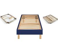 Sommier 90 x 190 Self Kit chine bleu nuit 0919