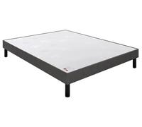Sommier 90 x 190 Voyage tissé gris fumé 0919