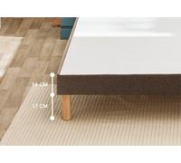 Sommier 90 x 200 cm trame marron - Bultex sommier vigoroso