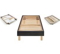 Sommier 90 x 200 Self Kit velours nuit 0920