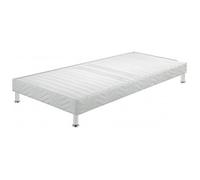 EBAC Literie Sommier tapissier 90x200 Omega Blanc 18 Lattes