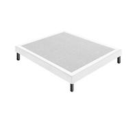 Sommier 90x190 Tapissier Déco Couleur Blanc Resistant Jusqu'à 120 Kg Par Personne
