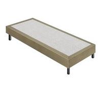 Sommier 90x200 Tapissier Déco Couleur Taupe Resistant Jusqu-à 120 Kg Par Personne G