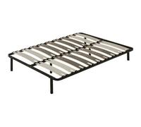 Sommier à lattes 140 x 190cm DEWINNER CONFORTKIT - 18 lattes bois - 6 pieds inclus
