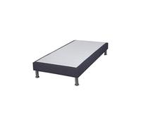 Sommier tapissier SR15 Volcan 90x190 Lattes bois massif - H.15 cm - Made in France Noir