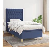 Sommier à lattes avec matelas VidaXL - Bleu 90x200 cm