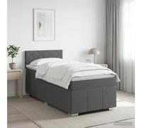 Sommier à Lattes de Lit et Matelas Rembourré Adulte Intérieur Tissu vidaXL