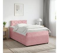 Sommier à Lattes de Lit et Matelas Rembourré Adulte Intérieur Velours vidaXL