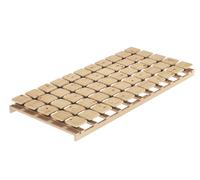 Sommier à lattes en pin cembro 80x200 Assiette en bois non traité