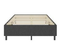 Sommier à lattes en tissu - WIENS - 120x200 cm - Gris - Tissu polyester - MDF et métal - Style Scandinave Moderne