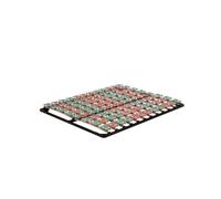 Sommier à lattes ergonomique avec plots de soutien - MON MOBILIER DESIGN - 140x200 cm - 96 lattes - Noir