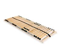 vidaXL Sommier à Lattes avec 28 Lattes 7 Zones 120x200 cm Lit Simple Adultes