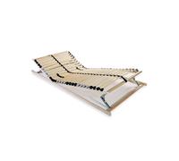 vidaXL Sommier à Lattes avec 28 Lattes 7 Zones 90x200 cm Lit Simple Adultes