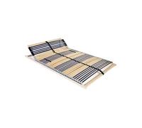 Vidaxl Sommier à Lattes Avec 42 Lattes 7 Zones 140 X 200 Cm