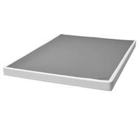 Sommier à ressorts, cadre de lit queen size avec revêtement en tissu lavable, structure métallique robuste pour lit queen size, base de matelas de 102 mm, capacité de charge maximale de 1 587,57 kg, m