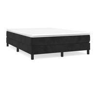 Sommier à ressorts - GAROSA - Noir - 140x190 cm - Velours - 2 places