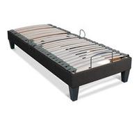 Sommier bellecour 70x200 cm relax electrique 1 hauteur 30 cm Gris G