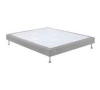 Sommier Bultex tapissier gris confort médium 3 zones 120x200 Taupe G