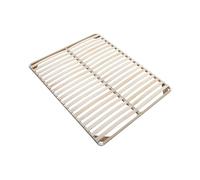 Sommier cadre à lattes 140x190cm - Beige - VENTE-UNIQUE - 2x19 lattes - A monter soi-même