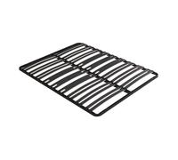 Vente-unique - Sommier Cadre à Lattes 160 x 200 cm - 2 x 15 Lattes - 3 Zones Soutien Lombaire renforcé - sans Pied - Noir - CERRISI de YSMÉE