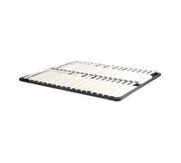 Vente-unique - Sommier Cadre à Lattes 180 x 200 cm - 2x19 Lattes - sans Pieds - Noir - Kalista de YSMÉE