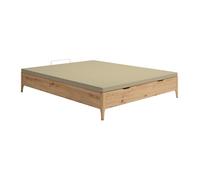 Sommier coffre 160 x 200 cm - Naturel clair - VEONA de YSMÉE