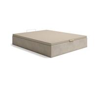 Sommier coffre 160 x 200 cm - Tissu beige - CENOVAS de YSMÉE