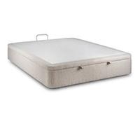 Sommier Coffre Bouclette Beige 180x200 H39cm Beige clair G