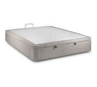 Sommier Coffre Bouclette Gris 180x200 H39cm Gris G