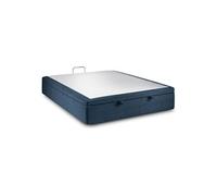 Sommier Coffre Tissu Bleu 140x190 H39cm