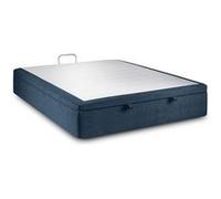 Sommier Coffre Tissu Bleu 180x200 H39cm Bleu océan G