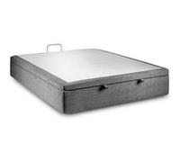 Sommier Coffre Tissu Gris anthracite 160x200 H39cm Gris anthracite G