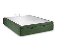 Sommier Coffre Tissu Vert 180x200 H39cm Vert kaki G
