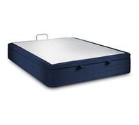 Sommier Coffre Velours Bleu 180x200 H39cm Bleu océan G