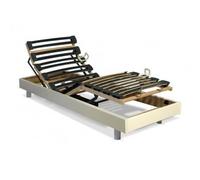 Sommier relaxation électrique FLEXPUR 80x200 / Blanc