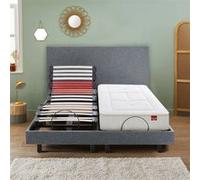 Sommier de relaxation Horizon EPEDA 80 x 200 cm Gris